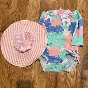 NWT Baby girl Rufflebutt Swim